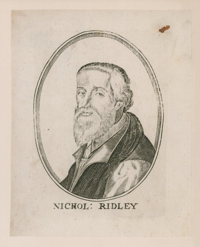 Porträt von Nicholas Ridley von English School