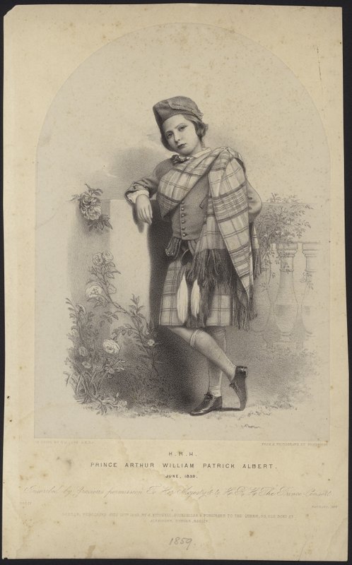 Porträt von Prinz Arthur von English School