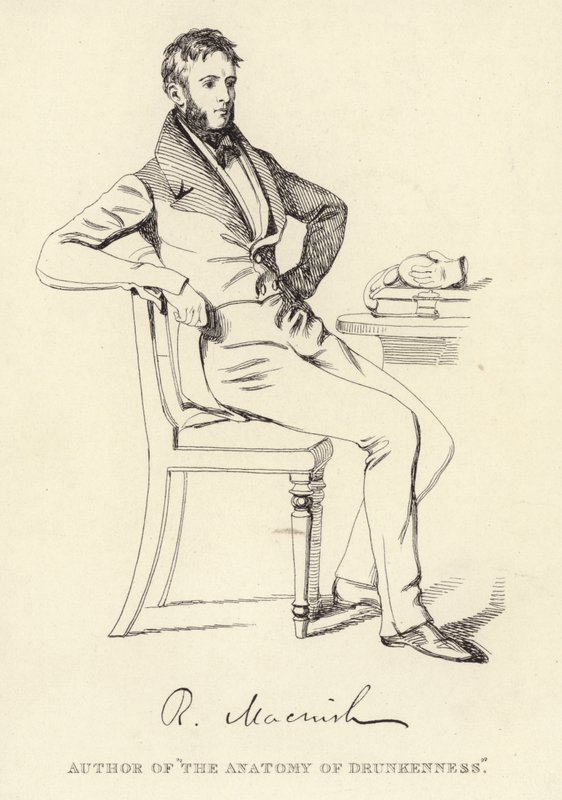 Porträt von Robert Macnish von English School