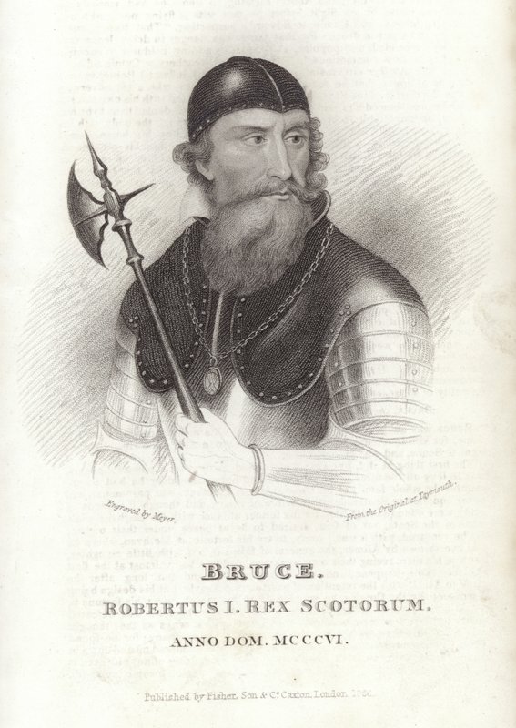 Porträt von Robert the Bruce von English School