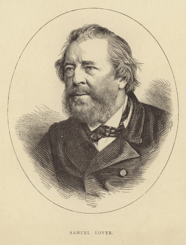 Porträt von Samuel Lover von English School