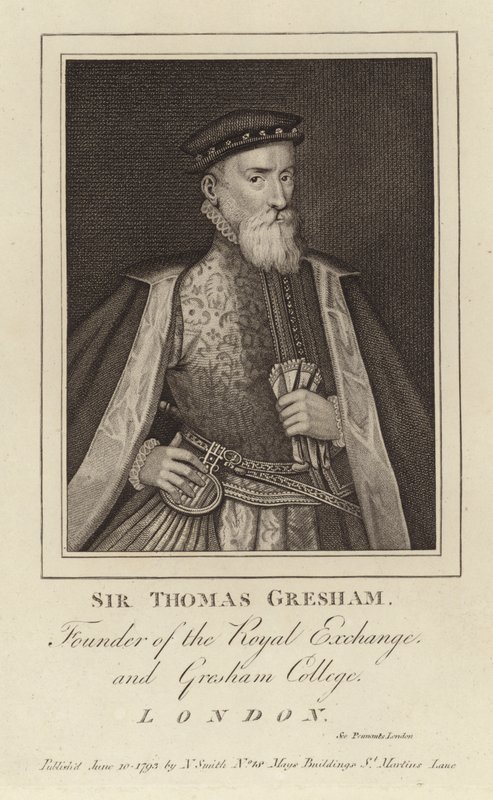 Porträt von Sir Thomas Gresham von English School