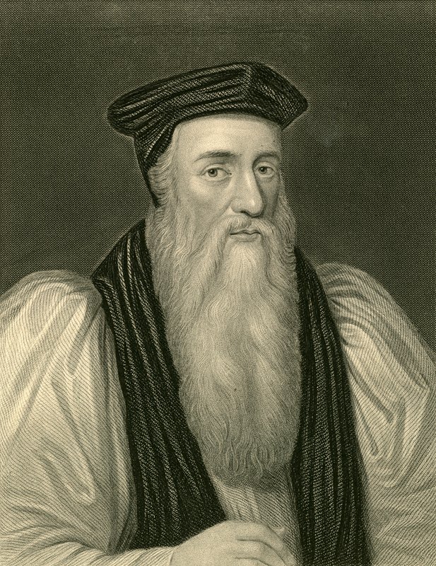 Porträt von Thomas Cranmer von English School