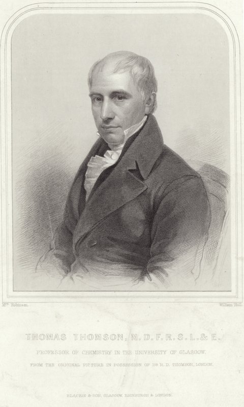 Porträt von Thomas Thomson von English School