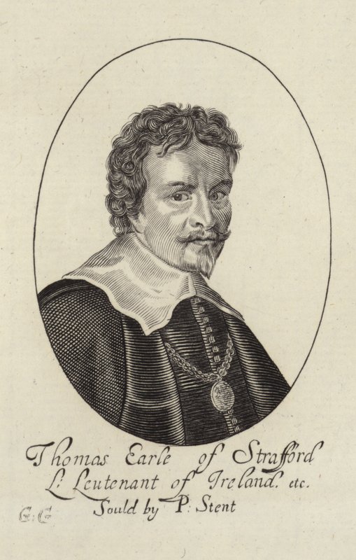 Porträt von Thomas Wentworth von English School