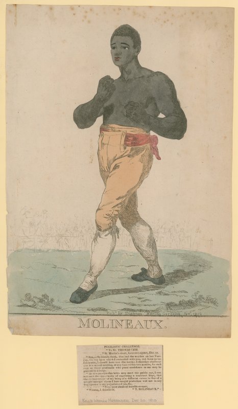 Porträt von Tom Molineaux von English School