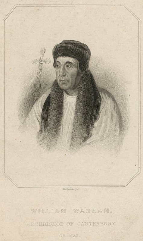 Porträt von William Warham von English School