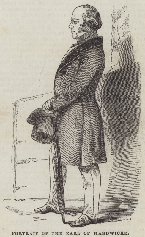 Porträt des Earl of Hardwicke von English School