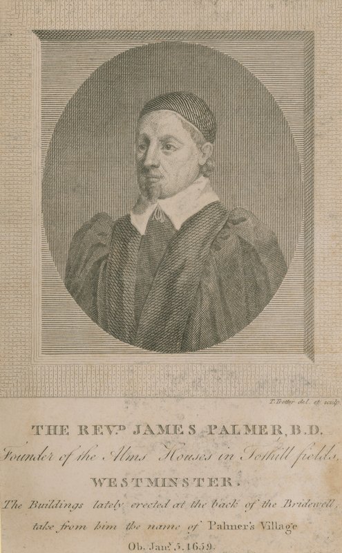 Porträt des Reverend James Palmer von English School