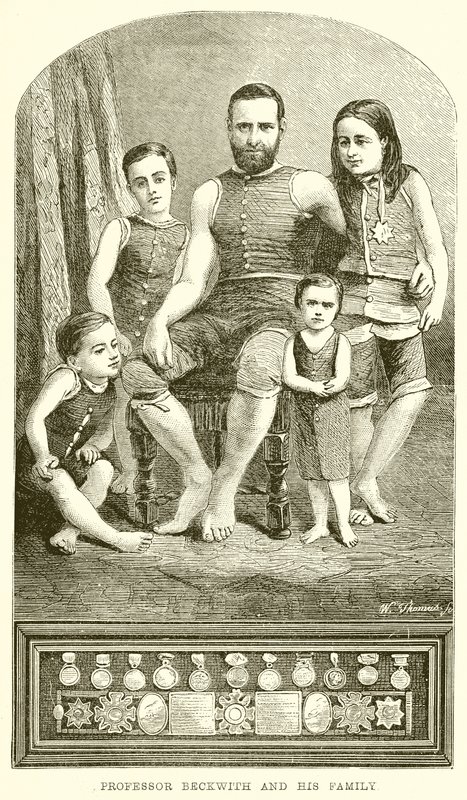 Professor Beckwith und seine Familie von English School