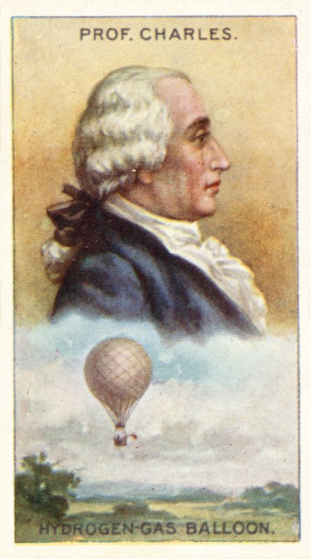 Professor Charles, Wasserstoff-Gasballon von English School