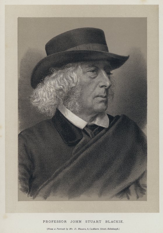 Professor John Stuart Blackie von English School