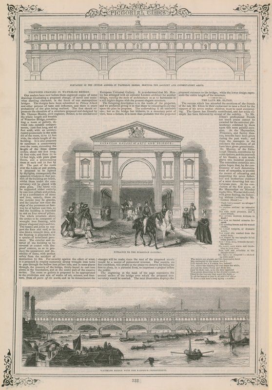 Vorgeschlagene Änderungen an der Waterloo Bridge von English School