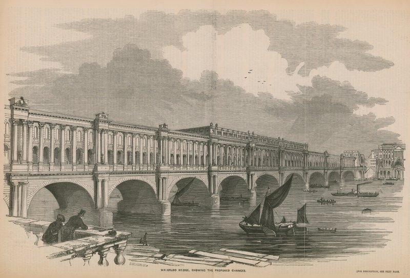 Vorgeschlagene Änderungen an der Waterloo Bridge von English School