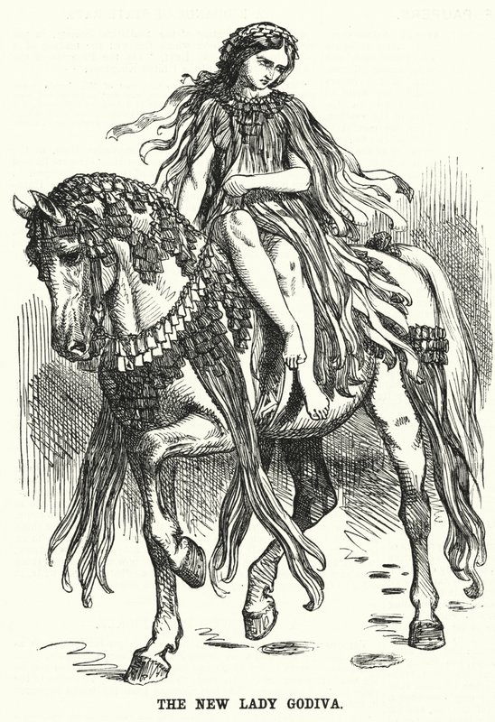Die neue Lady Godiva (Stich) von English School
