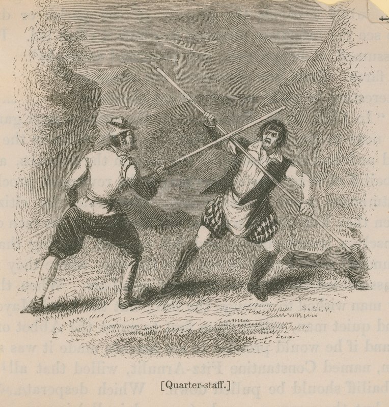 Quarterstaff von English School