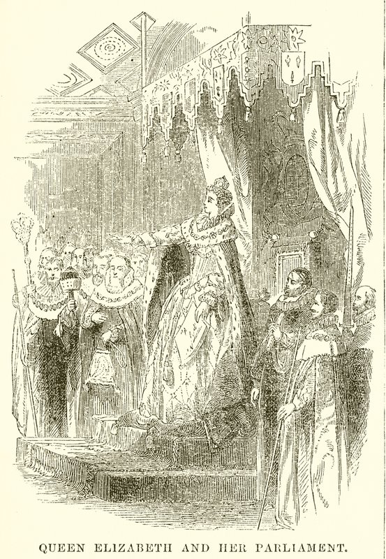 Königin Elizabeth und ihr Parlament von English School