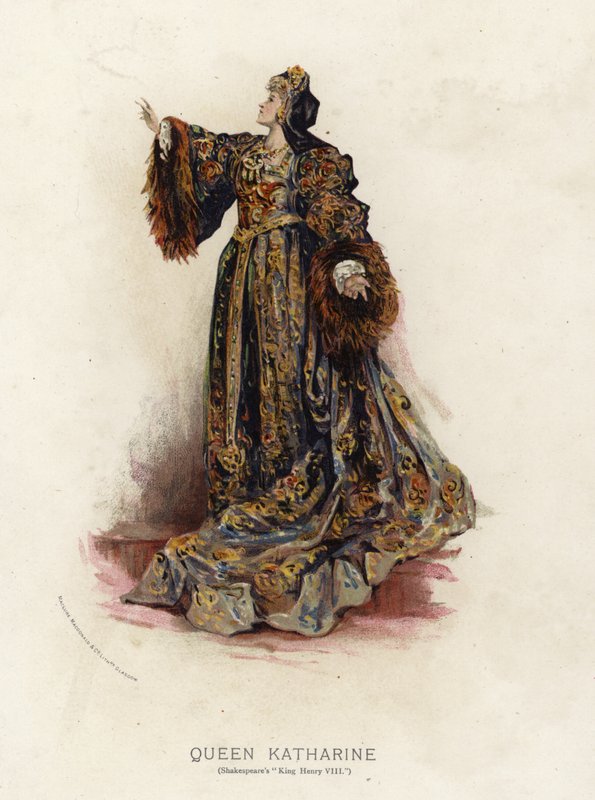Königin Katharina aus Shakespeares König Heinrich VIII. von English School
