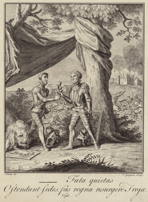 Zitat aus der Aeneis von English School