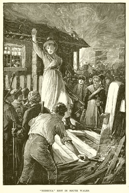 Rebecca-Aufstand in Südwales von English School