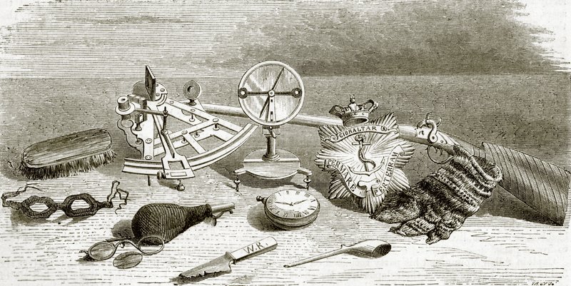 Relikte der Franklin-Expedition von English School