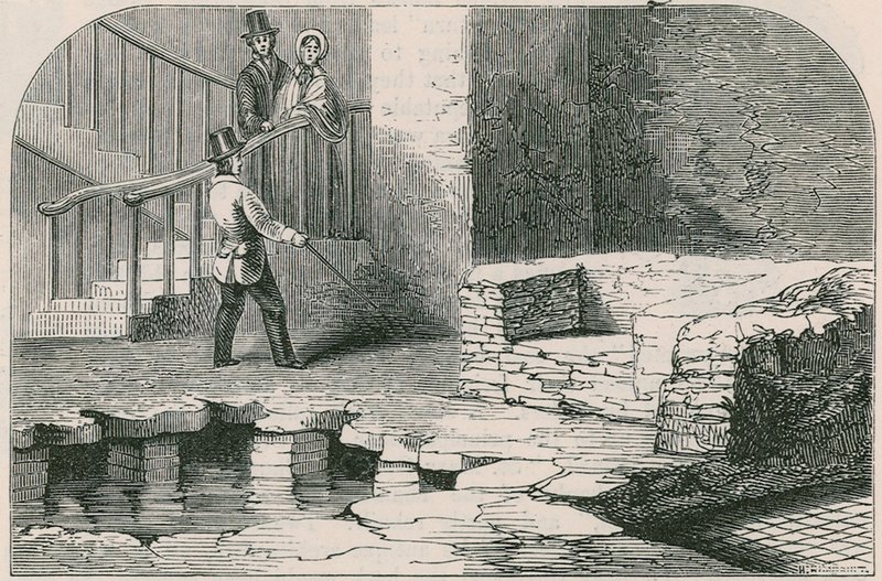 Überreste eines römischen Hauses, Coal Exchange von English School