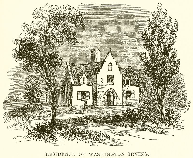 Wohnsitz von Washington Irving von English School