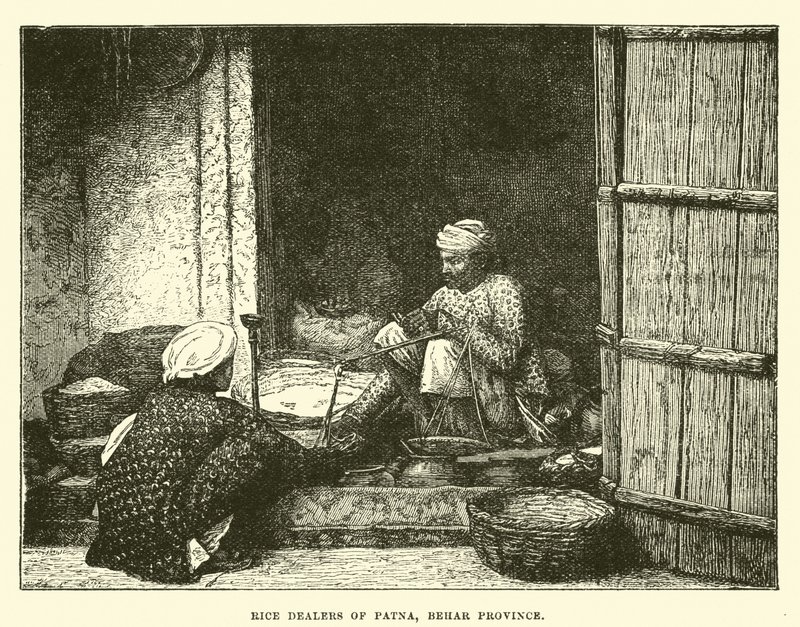 Reishändler von Patna, Provinz Behar von English School