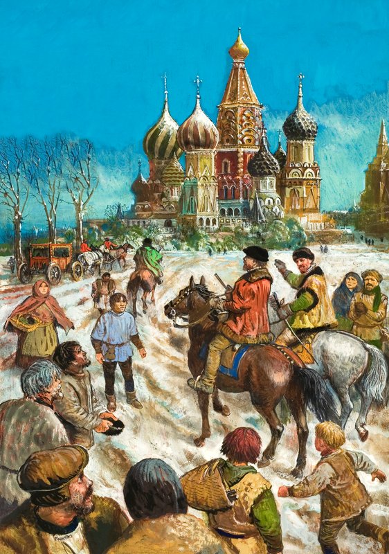 Richard Chancellor in Moskau von English School