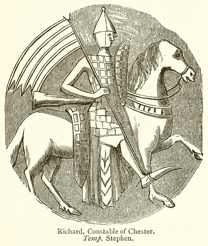 Richard, Konstabler von Chester. Zeit Stephen von English School