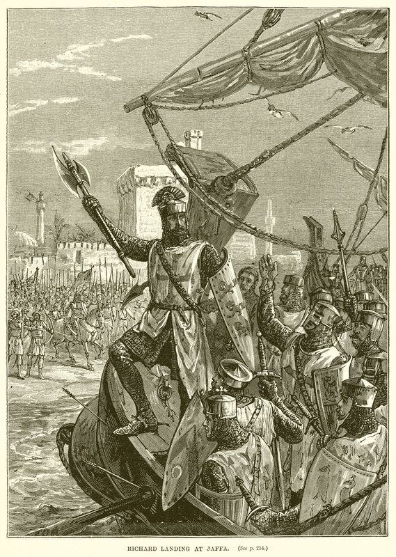 Richard landet in Jaffa von English School