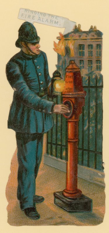 Das Feueralarm läuten von English School