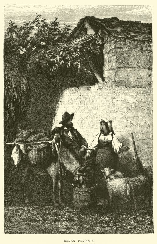 Römische Bauern von English School