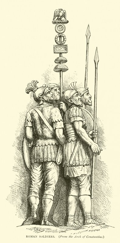 Römische Soldaten von English School