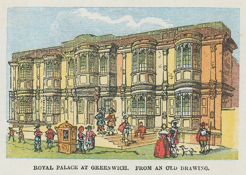 Königlicher Palast in Greenwich von English School
