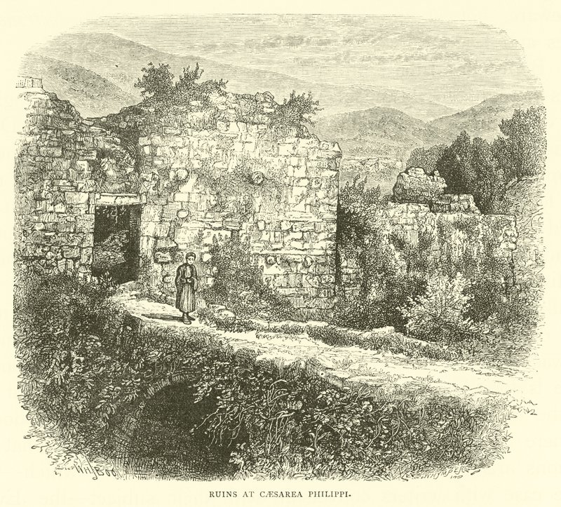 Ruinen von Caesarea Philippi von English School