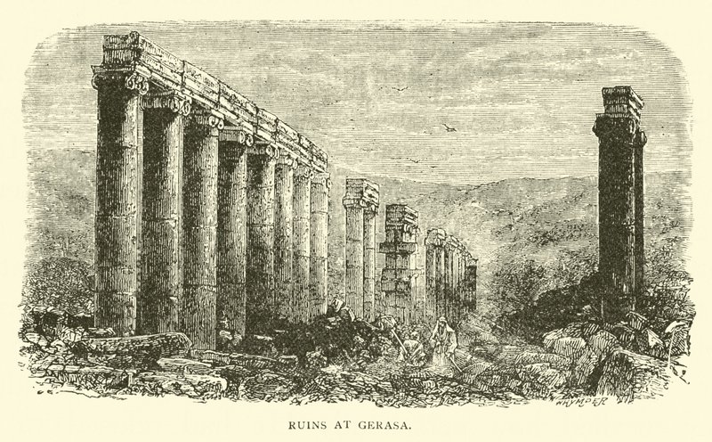 Ruinen von Gerasa von English School