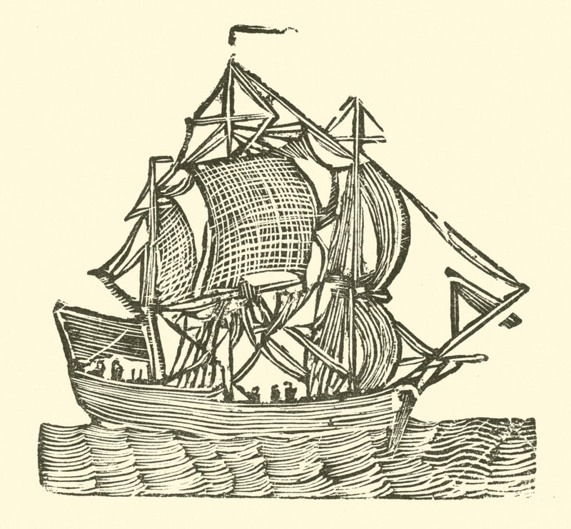 Segelschiff von English School