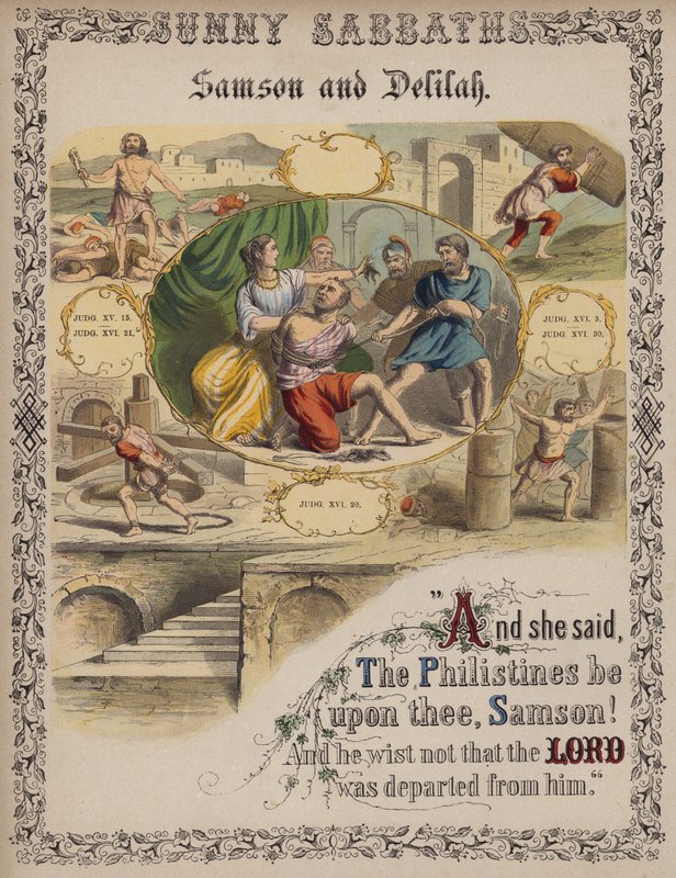 Samson und Delilah von English School