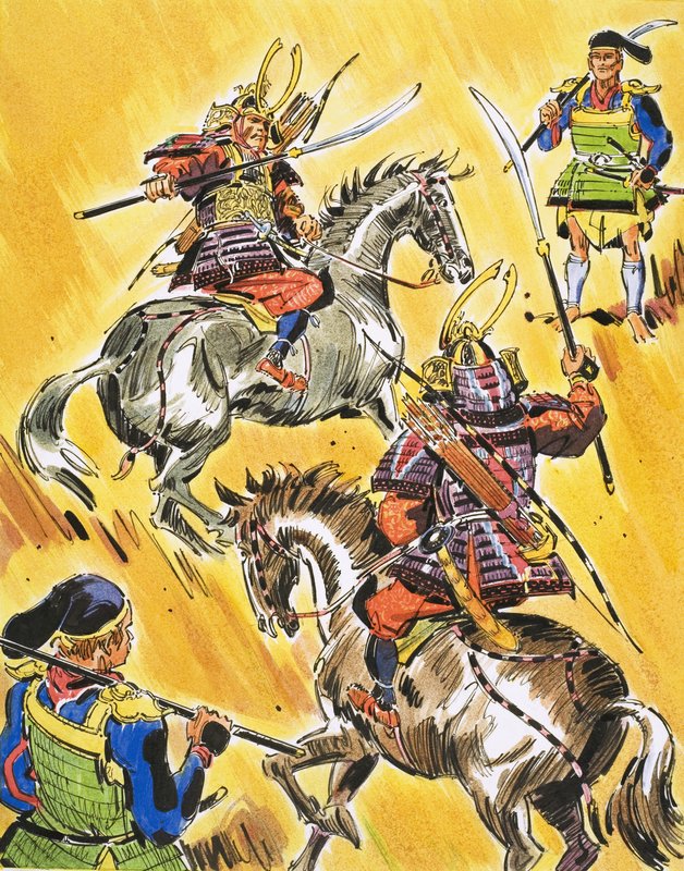 Samurai-Krieger von English School