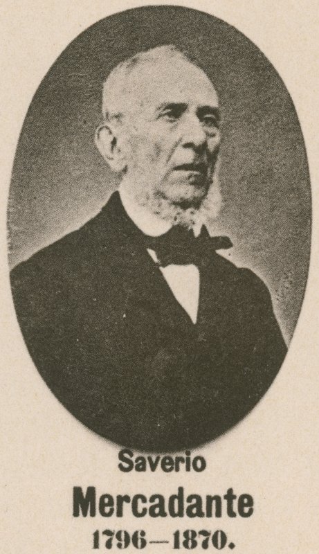 Saverio Mercadante (Gravur) von English School