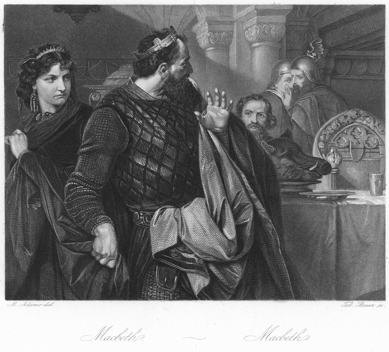 Szene aus Macbeth von English School
