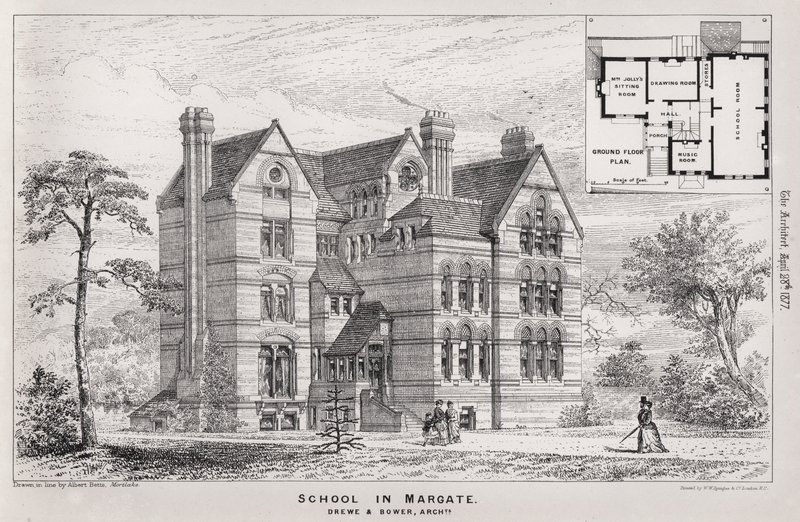 Schule in Margate (Stich) von English School