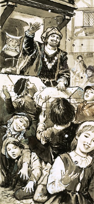 Kampf um heiße Pennys in Rye von English School