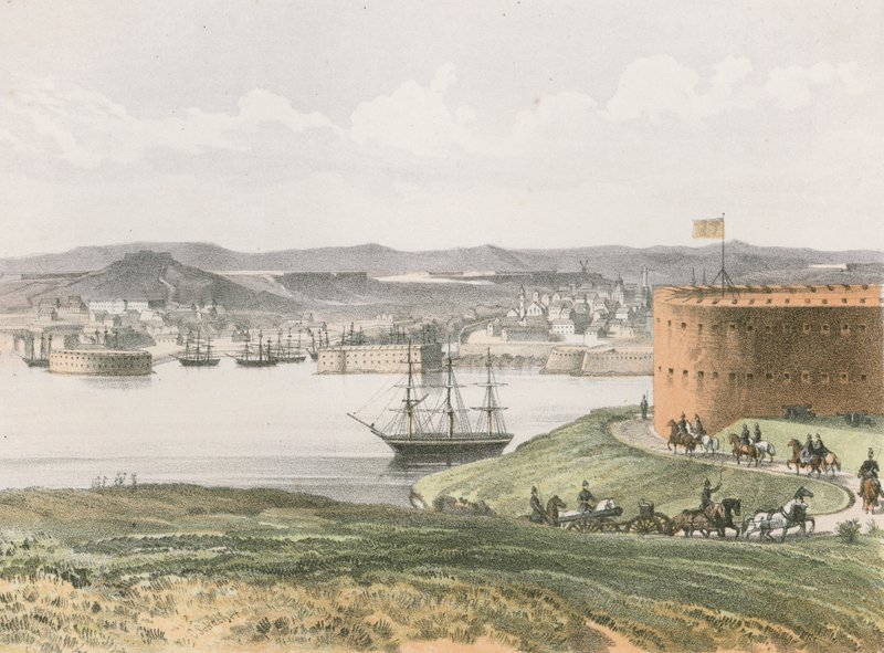 Sebastopol, von Fort Constantine von English School