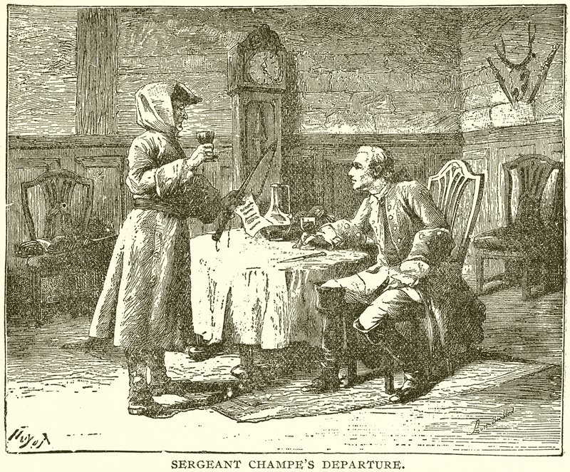Sergeant Champes Abreise von English School