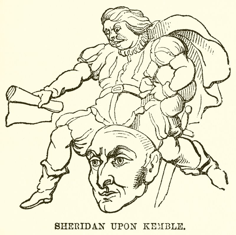 Sheridan über Kemble von English School