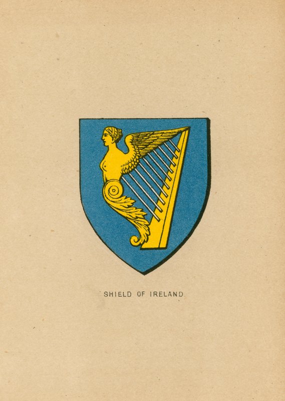 Schild von Irland von English School