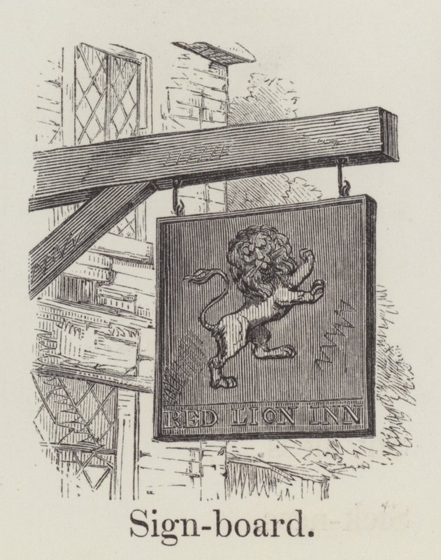 Schild von English School