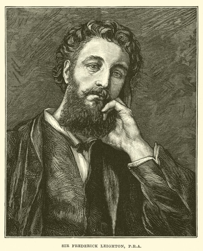Sir Frederick Leighton, PRA (Stich) von English School